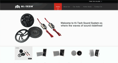 Desktop Screenshot of hi-techsound.com.tw